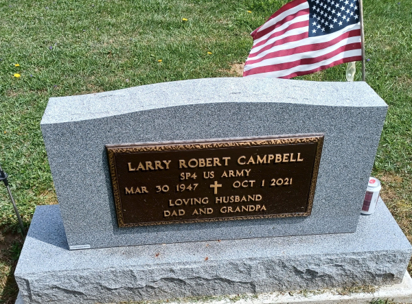 Larry Robert Campbell Military Marker